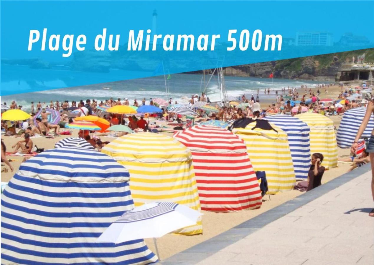 Lalanne Btz, Duplex Jardinet Pres De La Plage Biarritz Exterior foto